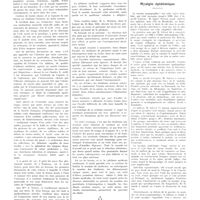 1107 - Page 1099 - Chroniques, variétés et informations. Albert Terson (1868-1935) [Nécrologie] [F. Terrien] / Une opinion sur la façon de lutter contre la pléthore médicale / Myalgie épidémique
