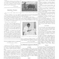 1108 - Page 1100 - Chroniques, variétés et informations. Myalgie épidémique [Ricardo Jorge] / Questions fiscales / Un torero espagnol docteur en médecine «Victoriano de la Serna» [Fernan Perez] / La médecine à travers le monde. Belgique / Brésil / États-Unis / Hongrie