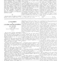 1201 - Page 1195 - Travaux originaux. Sur une forme de céphalée habituelle des écoliers. Par A.-B. Marfan / Le traitement de l'ulcère gastro-duodénal par l'histidine. Par Émile Aron...