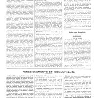 1222 - Page 1216 - Chroniques, variétés et informations. Nouvelles. VIIe cours international de haute culture médicale de la fondation Tomarkin Inc / XXXVe Congrès de l'association française d'urologie / Réunion des phtisiologues de la région du Nord / Nécrologie / Corps de santé militaire / Corps de santé des troupes coloniales / Actes des facultés. Marseille / Renseignements et communiqués