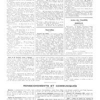 1254 - Page 1248 - Chroniques, variétés et informations. Médecins présents à Paris du 4 août au 10 août 1935 / Nouvelles. Congrès des colites / Actes des facultés. Bordeaux / Renseignements et communiqués