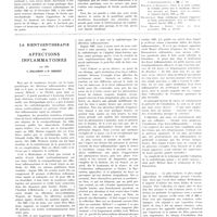 1257 - Page 1251 - Travaux originaux. Les fistules gastro-duodénales spontanées au cours de l'évolution de l'ulcère de la petite courbure. Par Pierre Moiroud... / Bibliographie / La roentgenthérapie des affections inflammatoires. Par MM. I. Solomon et P. Gibert