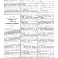 1259 - Page 1253 - Travaux originaux. La roentgenthérapie des affections inflammatoires. Par MM. I. Solomon et P. Gibert / Bibliographie / Comparaison des différentes techniques utilisées au cours de la libération des brides pleurales. Par O.-M. Mistal...