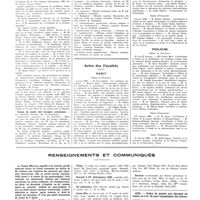 1284 - Page 1280 - Chroniques, variétés et informations. Nouvelles. IXe Congrès international de dermatologie et de syphiligraphie / Corps de santé des troupes coloniales / Actes des facultés. Nancy / Toulouse / Renseignements et communiqués