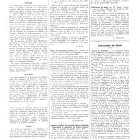 1314 - Page 1310 - Chroniques, variétés et informations. La médecine à travers le monde. Grande-Bretagne / Espagne / Portugal / Russie / Livres nouveaux. Le traitement de la fièvre typhoïde, par le Prof. F. Rathery... (J.-B. Baillière et fils, éditeurs), Paris 1934... [L. Rivet] / Précis de pathologie externe, par E. Forgue... (G. Doin et Compagnie, éditeur), 1935 [Ch. Lenormant] / Annuaire médical des stations hydro-minérales, climatiques et balnéaires de France (sanatoriums et maisons de santé). Edition 1935 / L'éducation du geste, par M. Robert Jeudon... Edité par les annales de l'enfance, Paris 1934... [G. Schreiber] / Université de Paris. Ecole de sérologie
