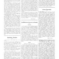 1330 - Page 1326 - Chroniques, variétés et informations. Un bazar dans un estomac / Questions fiscales / La médecin à travers le monde. Espagne / Pérou / Livres nouveaux. Le fruit-aliment, par Paul Dauphin... (J.-B. Baillière et fils, éditeurs), Paris [Henri Leclerc] / Contribution à l'étude des antigènes des microbes pathogènes, par G. Sandor... (Doin, éditeur), Paris, 1935...