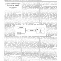 1336 - Page 1332 - Travaux originaux. Les variations de l'activité médicamenteuse. (Rôle du neuro-psychisme et de la diététique). Par MM. Gabriel et Roland Leven / L'action hémostatique du lait de femme. Par L. Lindenfeld