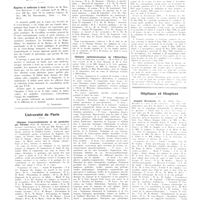 1347 - Page 1343 - Chroniques, variétés et informations. La médecine à travers le monde. Russie / Livres Nouveaux. Hygiène et médecine à bord. Préface de M. William Bertrand... (Agence latine...), Paris... [G. Schreiber] / Université de Paris. Clinique d'accouchement et de gynécologie Tarnier / Clinique ophtalmologie de l'Hôtel-Dieu / Examens de chirurgie dentaire / Hôpitaux et hospices. Hôpital Broussais