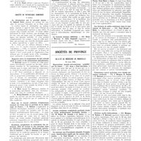 1358 - Page 1354 - Sociétés de Paris. Société d'obstétrique et de gynécologie de Paris. 1er juillet 1935 / Société de pathologie comparée. 9 juillet / Sociétés de province. Société de médecine de Marseille. 26 juin 1935
