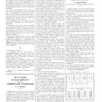 1367 - Page 1363 - Travaux originaux. Recherche sur la nature de la sclérodermie. Les traductions tissulaires de l'hyperparathyroïdisme dans la sclérodermie Ostéolyse. Surcharge calcique de la peau. Signification des chiffres indiquant la teneur en calcium du sérum et des urines. Par MM. R. Leriche et A. Jung / De la valeur du râle crépitant dans la tuberculose pulmonaire. Par A. Jousset / La concentration maxima uréique et l'azotémie par oligurie. Étude clinique et expérimentale. Par Popescu Buzeu...