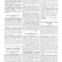 1373 - Page 1369 - Sociétés de Paris. Académie de médecine. Société de pathologie exotique. 12 juin 1935 / Société de stomatologie de Paris. 9 juillet 1935 / Sociétés de province. Société de médecine de Marseille. 6 juillet 1935 / Société de médecine du Bas-Rhin. 29 juin 1935 / Société de médecine, chirurgie et pharmacie de Toulouse. Juin 1935