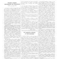 1375 - Page 1373 - Chroniques, variétés et informations. Premier Congrès international des Brucelloses (Avignon, 11-13 juin 1935) / Les médecins français et l'aéronautique