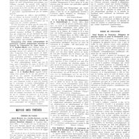 1390 - Page 1388 - Sociétés étrangères. Société clinique des hôpitaux de Bruxelles. 13 juillet 1935 / Revue des thèses. Thèses de Paris. André Maurice. La «Lucilia sericata» en thérapeutique (Larves vivantes. Sucs extraits de larves). Résultats cliniques (A. Legrand, édit.), Paris 1935 [Jean Leroux-Robert] / Mme R. Le Roy des Barres. Les rhumatismes de la chimiothérapie (L. Arnette. édit.), Paris 1935 [Robert Clément] / Jean Gandouet. Résultats du traitement de la maladie de Bouillard chez l'enfant par le salicylate de soude (Jouve et compagnie), Paris, 1935 [Robert Clément] / Thèse de Toulouse. René Deupès de Perpessac. Phlegmon du plancher buccal et canal de Bochdaleck (Imprimerie parisienne, à Toulouse)