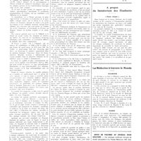 1392 - Page 1390 - Chroniques, variétés et informations. Variétés. La syphilis au Hoggar / A propos du sanatorium des étudiants. «Suum cuique» / La médecine à travers le monde. Roumanie / Russie