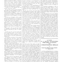 1398 - Page 1396 - Travaux originaux. Les états spasmodiques ou hypertoniques du releveur de la paupière supérieure dans les lésions cérébrales en foyer. Par Henri Schaeffer... / La valeur de la réaction xanthoprotéique comme élément de diagnostic dans l'insuffisance rénale. Par Nechat Omer Irdelp, Muzaffer Guchan et Mlle Mufide Kazim