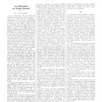 1423 - Page 1421 - Chroniques, variétés et informations. La philosophie de Claude Bernard