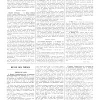 1441 - Page 1439 - VIIe Congrès international des accidents et des maladies du travail (Bruxelles, 22-26 juillet 1935). III. Questions mixtes se rapportant aux accidents et aux maladies du travail / Revue des thèses. Thèses de Paris. J. Bernard. Considérations sur le traitement électroradiologique des sciatiques (Jouve et Compagnie), Paris, 1935 [Morel Kahn] / J. Bosquet. L'emploi dans les connectivités de la radioscopie systématique pour le dépistage de la tuberculose pulmonaire (L. Arnette. Paris, 1934) [Morel Kahn]