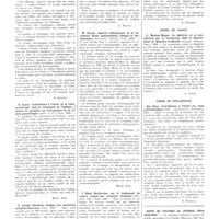 1442 - Page 1440 - Revue des thèses. Thèses de Paris. P. Demarquet. Contribution à l'étude des tuberculides purpuriques (Maloine, éditeur), Paris, 1935 [R. Burnier] / R. Jassin. Contribution à l'étude de la roentgenthérapie dans le traitement de l'asthme ; à propos de quelques cas d'irradiation de la région pancréatique (Jouve et compagnie), Paris, 1934 [Morel Kahn] / E. Joseph. Résultats éloignés des opérations antiglaucomateuses, Paris, 1935 [G. Renard] / M. Racine. Aspect radiologiques de la circulation. Etude expérimentale, clinique et thérapeutique (Lefrançois, éditeur), Paris, 1934 [Morel Khan] / I. Rizof. Recherches sur le traitement du cancer cutané par certaines lécithines (Rodstein, éditeur), Paris, 1935 [R. Burnier] / Thèse de Nancy. S. Mouton-Chapat. La diphtérie et sa prophylaxie par la vaccination dans le département de Meurthe-et-Moselle (Georges Thomas), Nancy, 1935 [G. Ichok] / Thèse de Strasbourg. Ben Noun. Contribution à l'étude des états sclérodermiques (Edit. Argentoratum, Strasbourg, 1934) [R. Burnier]