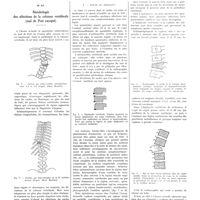 1465 - Page 1465 - Notes pratiques de séméiologie. N° 47. Séméiologie des affections de la colonne vertébrale (mal de Pott excepté)