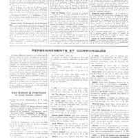 1488 - Page 1488 - Chroniques, variétés et informations. Nouvelles. Cours pratique de rééducation / Centre social d'orthophonie et de rééducation / Chambre syndicale des pharmaciens de Paris et la Seine / Ville de Cannes / Corps de santé militaire / Corps de santé militaire des troupes coloniales / Renseignements et communiqués