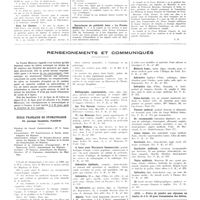 1504 - Page 1504 - Chroniques, variétés et informations. Concours. Dispensaires antituberculeux de l'Isère / Prix Le Dantec / Nouvelles. Nécrologie / Renseignements et communiqués