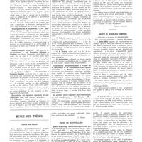 1514 - Page 1514 - Sociétés de Paris. Société de neurologie. 4 juillet 1935 / Société de pathologie comparée. Addendum à la séance du 9 juillet 1935 / Revue des thèses. Thèse de Paris. Jean Guérin. L'ostéothorionécrose tardive des maxillaire (Vigot frères), Paris, 1935 [C. Ruppe] / Thèse de Montpellier. Henri Thibairenq. Bactériothérapie locale par le bactériophage (Imprimerie de la presse), Montpellier, 1934-1935 [H. Viallefont]