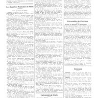 1517 - Page 1519 - Chroniques, variétés et informations. Livres nouveaux. Paisiblement. Méthode pratique de psychothérapie, par le Dr Pierre Ménard... (Dépôt à la maison du livre français) / Les sociétés médicales de Paris / Université de Paris / Université de province. Faculté de médecine de Montpellier / Concours. Internat / Clinicat / Prix de médecine coloniale et d'étude exotiques