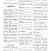 1519 - Page 1521 - Travaux originaux. Les accidents régionaux des injections artérielles. Par Pierre Goinard et Mme Mondzain-Lemaire