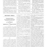 1524 - Page 1526 - Travaux originaux. Une nouvelle technique radiographique. La représentation «en coupe» de l'organisme. Par MM. Morel-Khan et Jacques Bernard / Bibliographie / Mouvement médical. Recherches récentes sur l'anatomie pathologique, l'étiologie, la prophylaxie et le traitement de la méningite tuberculeuse