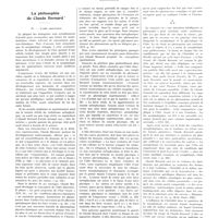 1571 - Page 1573 - Chroniques, variétés et informations. La philosophie de Claude Bernard