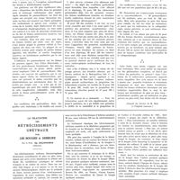 1581 - Page 1583 - Travaux originaux. L'avenir des tuberculeux. Par Jacques Arnaud... / La dilatation des rétrécissements urétraux par les bougies à demeure. Par le Prof. Sp. Oeconomos...