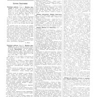 1595 - Page 1597 - Chroniques, variétés et informations. Correspondance. À propos du «lait propre» [Th. Nogier] / Livres nouveaux. Pathologie médicale. Tome I : Maladies infectieuses (1re partie), par le professeur Fernand Bezançon et M. André Philibert... Deuxième édition, entièrement revue... (Masson et compagnie, éditeurs), Paris, 1935... [L. Rivet] / Pathologie médicale. Tome II : Maladies infectieuses (fin), par le professeur Fernand Bezançon et M. André Philibert... Intoxications, par le professeur Léon Bernard et M. Jean Paraf... (Masson et compagnie, éditeurs), Paris, 1935... [L. Rivet] / Université de Paris. Clinique chirurgicale (hôpital Cochin) / Clinique chirurgicale (Hôpital Saint-Antoine) / Clinique médicale de l'Hôtel-Dieu / Clinique médicale de l'hôpital Saint-Antoine / Clinique d'accouchements et de gynécologie Tarnier / Clinique des maladies cutanées et syphilitiques (hôpital Saint-Louis)
