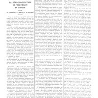 1645 - Page 1649 - Travaux originaux. La séro-coagulation de Weltmann en clinique. Par MM. G. Carrière, P. Martin et A. Dufossé