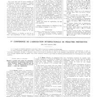 1706 - Page 1710 - Travaux originaux. À propos de deux méthodes personnelles de traitement des cholécystites chroniques. Par MM. E. Machline... V. Grigorenco et Z. Gorbouncova... / Bibliographie / Ve Congrès de l'association internationale de pédiatrie préventive. (Bâle, 20-21 septembre 1935). Première thème de discussion : Mesures à prendre pour éviter les contaminations intérieures et extérieures, dans les hôpitaux d'enfants. Règles à observer pour les réaliser : a) dans la construction de ces hôpitaux ; b) dans leur exploitation