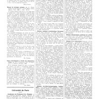 1736 - Page 1742 - Chroniques, variétés et informations. Livres nouveaux. Traitement de l'éclampsie ; technique actuelle du traitement prophylactique, par B. Stroganoff. Préface par H. Vignes (Collection médecine et chirurgie pratiques) (Masson et compagnie, édit.), 1935... [Henri Vignes] / Manuel de sérologie pratique, par E. Peyre. Préface du prof. Roussy... (Alcan, éditeur), Paris, 1935... [Ph. Pagniez] / Cours d'introduction à l'étude des phénomènes vitaux, par Mlle E. Bachrach. Fasc. II (Imprimerie G. Pâtissier, Trévoux), 1935 [Léon Binet] / Université de Paris. Conférence du professeur B.-A. Houssay / Clinique médicale de la Pitié / Clinique médicale propédeutique Broussais / Clinique oto-rhino-laryngologique Lariboisière / Clinique thérapeutique médicale de la Pitié / Clinique de la tuberculose