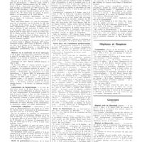 1737 - Page 1743 - Chroniques, variétés et informations. Université de Paris. Clinique de la tuberculose / Histoire de la médecine et de la chirurgie / Laboratoire de bactériologie / Laboratoire d'hygiène / Ecole de puériculture / Cours libre sur l'assistance médico-sociale / Ecole de psychologie / Hôpitaux et hospices. Lariboisière / Concours. Hôpital civil de Cherchell / Hôpital de Ménerville