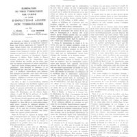 1739 - Page 1745 - Travaux originaux. Élimination du virus tuberculeux par l'urine au cours d'infections aiguës non tuberculeuses. Par MM. L. Nègres... et Jean Troisier...