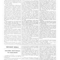 1742 - Page 1748 - Travaux originaux. La pression moyenne artérielle dynamique. Index oscillométrique et système vasculaire. Par M. Orloff... / Mouvement médical. Analgésie obstétricale par barbiturique