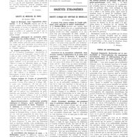 1752 - Page 1758 - Sociétés de Paris. Société de chirurgie. 30 octobre 1935 / Société de médecine de Paris. 26 octobre 1935 / Sociétés étrangères. Société clinique des hôpitaux de Bruxelles. 12 octobre 1935 / Revue des thèses. Thèse de Lille. Oliviez. Contribution à l'étude du traitement des ulcères perforés en péritoine libre par la gastro-pylorectomie (Lille, 1935) [J. Sénèque] / Thèse de Montpellier. Raymond Seigneurin. Recherches sur la conductibilité et l'électrophorèse des suspensions microbiennes. Essai de différenciation des espèces microbiennes par leurs propriétés électriques (Imprimerie de la charité), Montpellier, 1934-1935 [H. Viallefont]