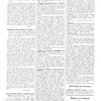 1760 - Page 1766 - Chroniques, variétés et informations. Livres nouveaux. Accidents chimiothérapiques par hypersensibilité, par J. Gaté, Thiers et Cuilleret. Préface de P. Ravaut... (Camugli, édit.), Lyon [Ph. Pagniez] / Le diagnostic des phlébites des membres, par M. Audier... (G. Doin et compagnie, éditeurs), Paris, 1935... [L. Rivet] / Morphologie médico-artistique de la femme, par André Binet... (L'expansion scientifique française)... [P. Desfosses] / Une consultation médicale. L'appendicite chronique, par Damas Récamier... (Librairie Maloine), Paris, 1935... / Université de Paris. Faculté de médecine / Clinique d'accouchement et de gynécologie, Tarnier / Clinique de chirurgie orthopédique de l'adulte, Cochin / Clinique des maladies du système nerveux, Salpêtrière / Anatomie / Histologie / Médecine légale / Université de province. Faculté de médecine de Nancy / Hôpitaux et hospices. Association d'enseignement médical des hôpitaux