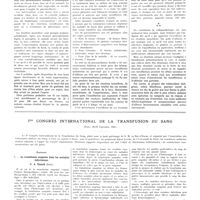 1770 - Page 1776 - Travaux originaux. Essai d'application des collapso- et chrysothérapies de la tuberculose pulmonaire en milieu indigène à Dakar. Par M. Blanchard... / Ier Congrès international de la transfusion du sang. (Rome, 26-29 septembre 1935). Rapports. I. La transfusion sanguine dans les maladies infectieuse