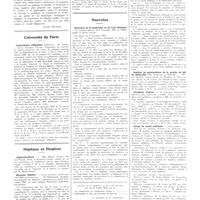 1785 - Page 1791 - Chroniques, variétés et informations. Livres nouveaux. La scienza della medicina nella teoria e nella pratica, par Liborio Guiffre... (Trimarchi, édit.), Palerme, 1935... [Lucien Rouquès] / Université de Paris. Laboratoire d'hygiène / Hôpitaux et hospices. Ambroise-Paré / Beaujon (Clichy) / Maternité des enfants-assistés / Nouvelles. Exercice de la médecine et de l'art dentaire / Institut de puériculture de la goutte de lait de Belleville / Croisière d'hiver / Corps de santé militaire