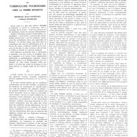 1858 - Page 1865 - Travaux originaux. La tuberculose pulmonaire chez la femme enceinte. Par Brindeau, Raoul Kourilsky et Simone Kourilsky