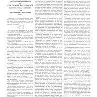 1904 - Page 1913 - Travaux originaux. La réactogénothérapie de l'urticaire récidivante par l'ionisation à l'histamine. Par MM. Noël Fiessinger et Alfred Gajdos...