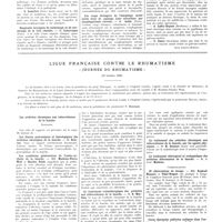 1913 - Page 1922 - XLVIIIe Congrès français d'oto-rhino-laryngologie. (Paris, 14-19 octobre 1935). Sous la présidence de M. Lafite-Dupont... Communication diverses / Ligue française contre le rhumatisme «journée du rhumatisme» (28 octobre 1935). Les articles chroniques non tuberculoses de la hanche