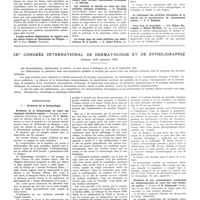 1914 - Page 1923 - Ligue française contre le rhumatisme «journée du rhumatisme» (28 octobre 1935). Les articles chroniques non tuberculoses de la hanche / IXe Congrès international de dermatologie et de syphiligraphie. (Budapest, 13-21 septembre 1935). Dermatologie