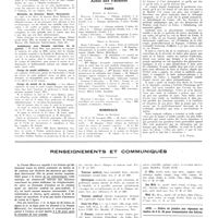 1943 - Page 1952 - Chroniques, variétés et informations. Nouvelles. Hommage au docteur Garnier / Médaille du docteur Henri Bourgeois / Assistance aux blessés nerveux de la guerre / Corps de santé militaire / Corps de santé de la marine / Nécrologie / Actes des Facultés. Paris / Bordeaux / Les conférences du professeur Léon Cardenal / Renseignements et communiqués