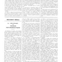 1971 - Page 1980 - Travaux originaux. Sur un cas de diverticule de Meckel perforé coïncidant avec une tumeur de l'appendice. Par Joh. Henrichsen... / Mouvement médical. La «cure bulgare» des troubles post-encéphalitiques