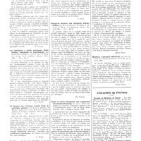 1987 - Page 1998 - Chroniques, variétés et informations. Livres nouveaux. Synthèses organiques. Traduction française par le chanoine Palfray... et M. et Mme Trefouël... publiée sous la direction de M. E. Fourneau... (Masson, édit.), 1935... [R. Hazard] / Les septicémies à bacille perfringens. Etude clinique, anatomique et expérimentale, par Henri Pons... (J.-B. Baillière, éditeur), Paris, 1935... [P.-L. Marie] / De l'homme sain à l'homme malade. Essai de pathologie générale, par Raymond Boissier et Maurice Charenton... (Edition de la France dentaire), 170, bd. Haussmann, Paris... [C. Ruppe] / Hygiène, par P. Dascotte. 5e édition... (Union des imprimeries), Frameries, 1934 [G. Ichok] / Allergische diathese und allergische erkrankungen, par Hugo Kaemmerer, 2e édition... (Von Bergmann, éditeur), Munich 1934... [Ph. Pagniez] / Krebs im lichte biologischer und vergleichend anatomischerforschung (Le cancer. Etude biologique et recherches d'anatomie comparée), par J. Lartschneider... (Franz Deuticke, édit.), Leipzig et Vienne, 1935 [Simone Laborde] / Fisiologia e patologia clinica dello stato puerperale, par Roberto Bompiani (Casa editrice Luigi Pozzi), Rome, 1935 [Henri Vignes] / Manobras e operaçoes obstetricas, par Joao Pereira de Camargo (Francisco Alves), Rio de Janeiro, 1935 [Henri Vignes] / Université de province. Faculté de médecine de Nancy