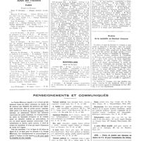 2037 - Page 2048 - Chroniques, variétés et informations. Nouvelles. Service de santé militaire / Actes des Facultés. Paris / Bordeaux / Montpellier / Toulouse / Remise de la médaille au docteur Crouzon / Renseignements et communiqués